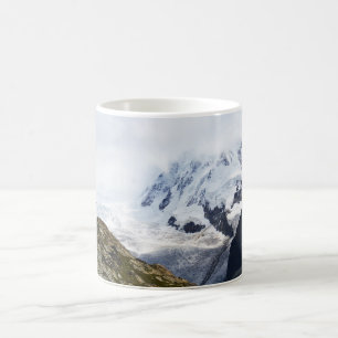 Grote gletsjer in de Zwitserse alpen Koffiemok