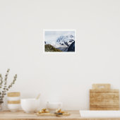Grote gletsjer in de Zwitserse Alpen Poster (Keuken)
