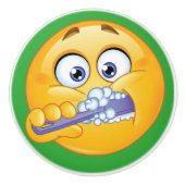 Grote Glimlach Borstelen Tanden Lade Knop - SRF (Voorkant)