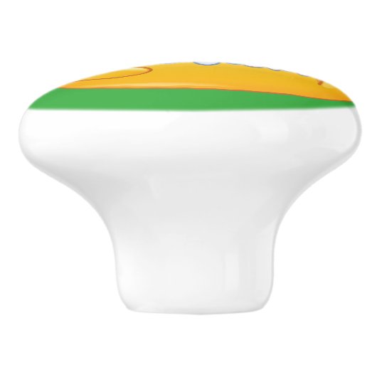 Grote Glimlach Borstelen Tanden Lade Knop - SRF (Zijkant)