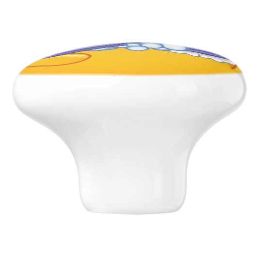 Grote Glimlach Borstelen Tanden Lade Knop - SRF (Zijkant)