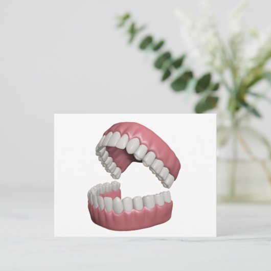 grote glimlach briefkaart (Staand voorkant)