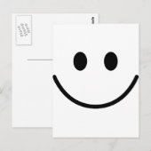 grote glimlach briefkaart (Voorkant / Achterkant)