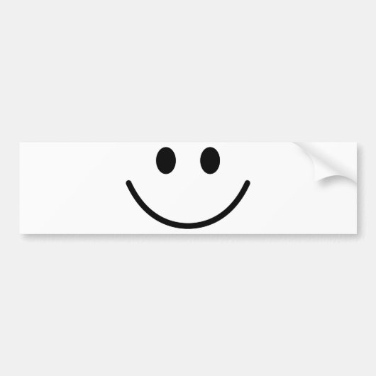 grote glimlach bumpersticker (Voorkant)