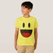 Grote glimlach emoji t-shirt (Voorkant volledig)