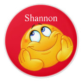 Grote Glimlach Happy Gezicht Lade Knop - SRF (Voorkant)