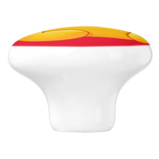 Grote Glimlach Happy Gezicht Lade Knop - SRF (Zijkant)