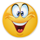 Grote Glimlach Happy Gezicht Lade Knop - SRF (Voorkant)