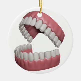 grote glimlach keramisch ornament