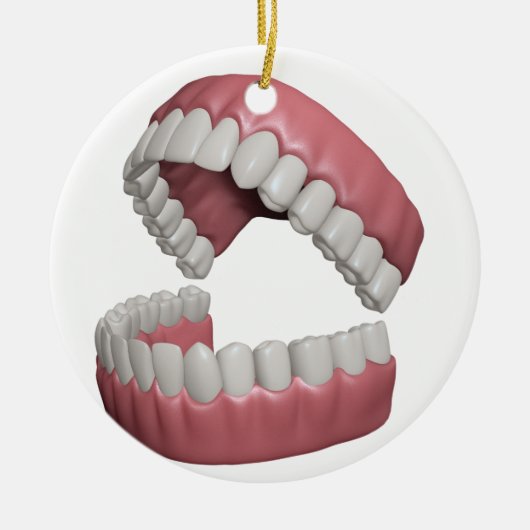 grote glimlach keramisch ornament (Voorkant)