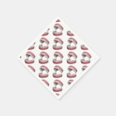 Grote glimlach tanden servet (Hoek)