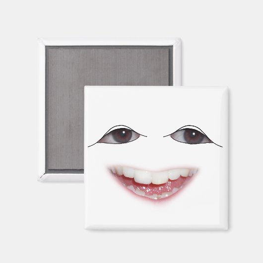 Grote glimlach voor je! magneet (Voorkant / Achterkant)