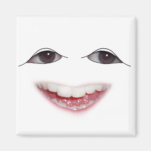 Grote glimlach voor je! magneet (Voorkant)