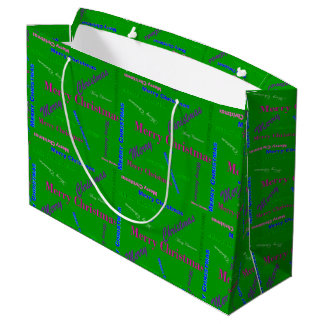 Grote Glossy Groene Kerstcadeau Tas Groot Cadeauzakje