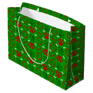 Grote Glossy Groene Kerstcadeau Tas Groot Cadeauzakje