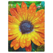 Grote Golden Flower close Klembord (Achterkant)