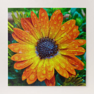 Grote Golden Flower close Legpuzzel