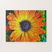 Grote Golden Flower close Legpuzzel (Horizontaal)