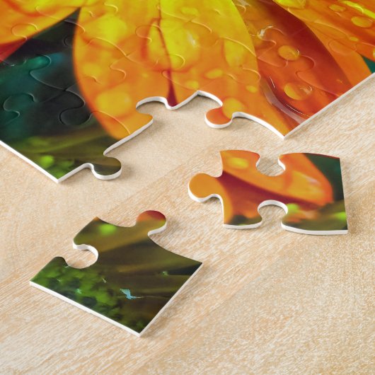 Grote Golden Flower close Legpuzzel (Zijkant)