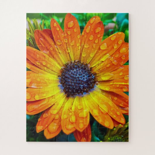 Grote Golden Flower close Legpuzzel (Verticaal)