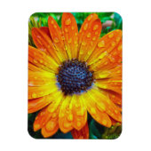 Grote Golden Flower close Magneet (Verticaal)