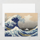 Grote golf bij Kanagawa & berg Fuji Japan Zee (Voorkant / Achterkant)