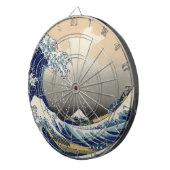 Grote golf bij Kanagawa & berg Fuji Japan Zee Dartbord (Voorkant Rechts)