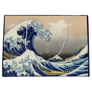 Grote golf bij Kanagawa & berg Fuji Japan Zee Groot Cadeauzakje