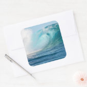 Grote golf brekende sticker in de Stille Oceaan (Envelop)