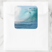 Grote golf brekende sticker in de Stille Oceaan (Tas)