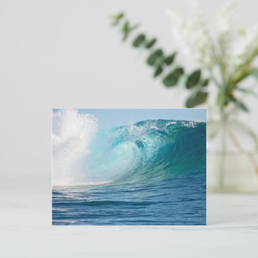 Grote golf briefkaart van de Grote Oceaan (Staand voorkant)