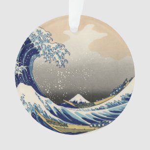 Grote golf buiten Kanagawa & Mount Fuji Japanse Ze Ornament