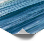 Grote golf die de oceaan doorbreekt, verticaal pos poster (Hoek)