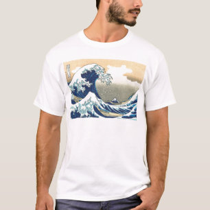 Grote golf Hokusai T-shirt