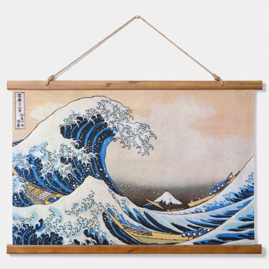 Grote Golf, Hokusai, Ukiyo-e Hangend Wandkleed (Voorkant)