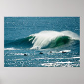 Grote golf op Mavricks Poster (Voorkant)