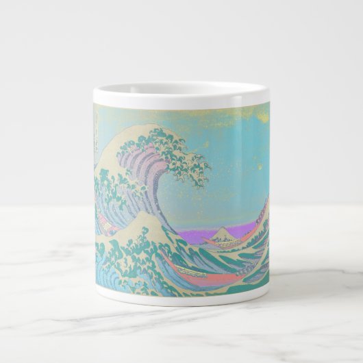 Grote Golf Pastel Bone China Mok (Voorkant)