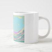 Grote Golf Pastel Bone China Mok (Rechts)