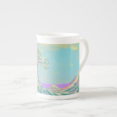Grote Golf Pastel Bone China Mok (Voorkant rechts)