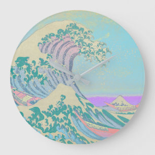 Grote Golf Pastel Kleur Klok