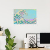 Grote Golf Pastel Poster (Thuiskantoor)