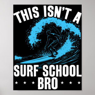 Grote Golf Surfen Dit Is Geen Surf School Grappige Poster