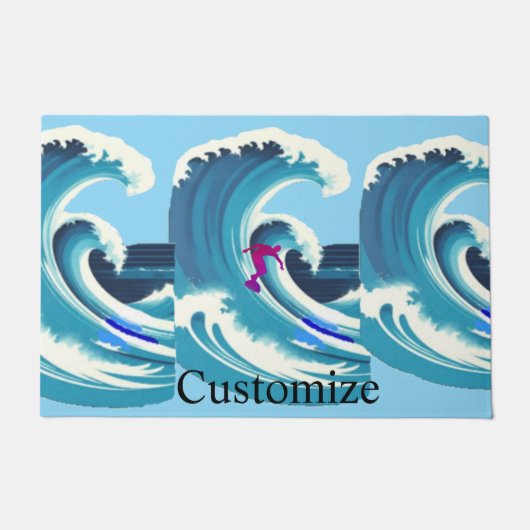 Grote Golf Surfer Thunder_Cove Deurmat (Voorkant)