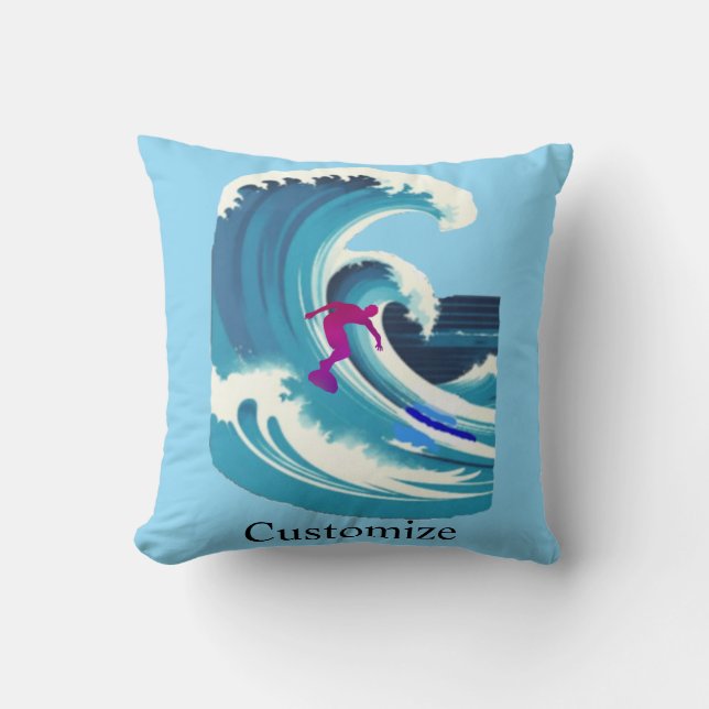 Grote Golf Surfer Thunder_Cove Kussen (Voorkant)