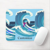 Grote Golf Surfer Thunder_Cove Muismat (Met muis)