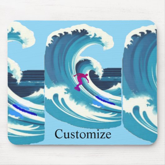 Grote Golf Surfer Thunder_Cove Muismat (Voorkant)