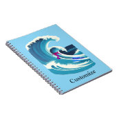 Grote Golf Surfer Thunder_Cove Notitieboek (Rechterzijde)