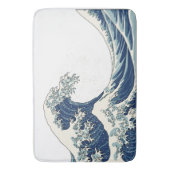 Grote golf - traditionele blauwe badmat (Voorkant Verticaal)