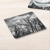 Grote golf van bomen kartonnen onderzetters (Schuin)