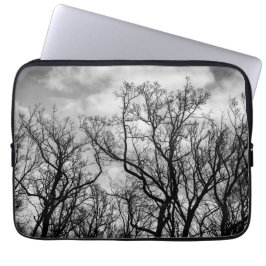 Grote golf van bomen laptop sleeve